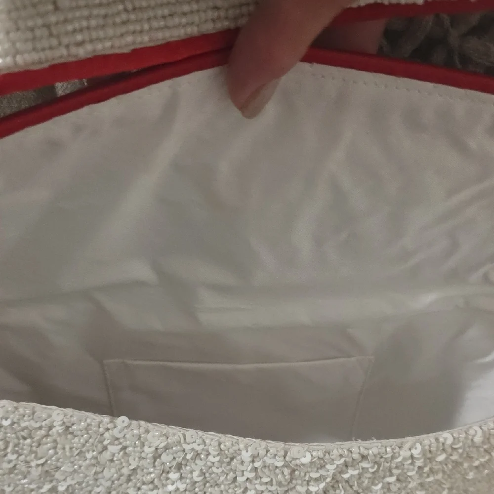 Beaded Tomato Bag- Made In India - Picture 4 of 4